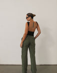99 Low & Wide Cargo Fade Army by Abrand Jeans - FINAL SALE