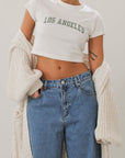 Los Angeles Crop Tee - FINAL SALE