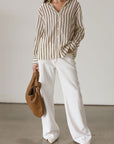 Business Appropriate Top by Line & Dot - FINAL SALE