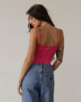 Queen Of Hearts Bustier Top - FINAL SALE