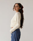 With Love Crop Sweater - FINAL SALE