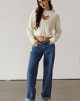 With Love Crop Sweater - FINAL SALE