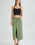 99 Low Maxi Skirt Fade Army by Abrand Jeans - FINAL SALE