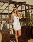 Floral woven corset top. Fixed straps. Front lace up closure. Side zipper closure. Fully lined. European summer vacation. European summer outfit. European summer. European summer top. European summer aesthetic. Tuscany outfit inso. Tuscany aesthetic. Summer top. white lace corset. summer outfit. everyday top. vacation top. outfit to wear to tuscany. white floral lace top