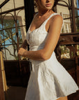 Floral woven corset top. Fixed straps. Front lace up closure. Side zipper closure. Fully lined. European summer vacation. European summer outfit. European summer. European summer top. European summer aesthetic. Tuscany outfit inso. Tuscany aesthetic. Summer top. white lace corset. summer outfit. everyday top. vacation top. outfit to wear to tuscany. white floral lace top