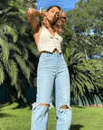 A '94 High Straight Jean by Abrand Jeans - SHOPLUNAB