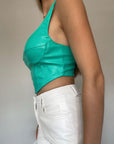 Energetic Leather Bustier - FINAL SALE - SHOPLUNAB