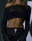 Set List Crop Top by Luna B - SHOPLUNAB