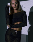 Set List Crop Top by Luna B - SHOPLUNAB