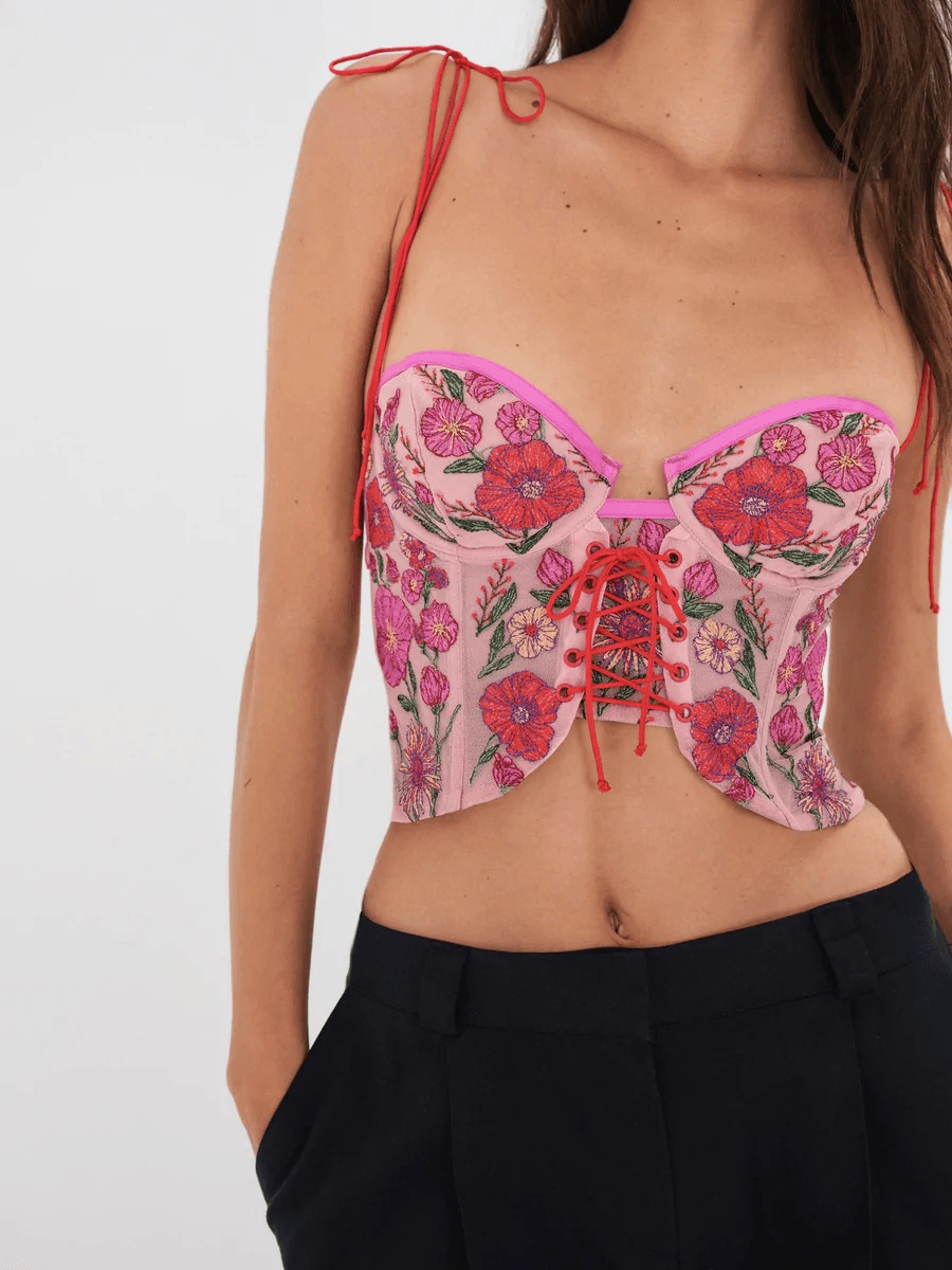 Kaylee Crop Top by For Love & Lemons - FINAL SALE