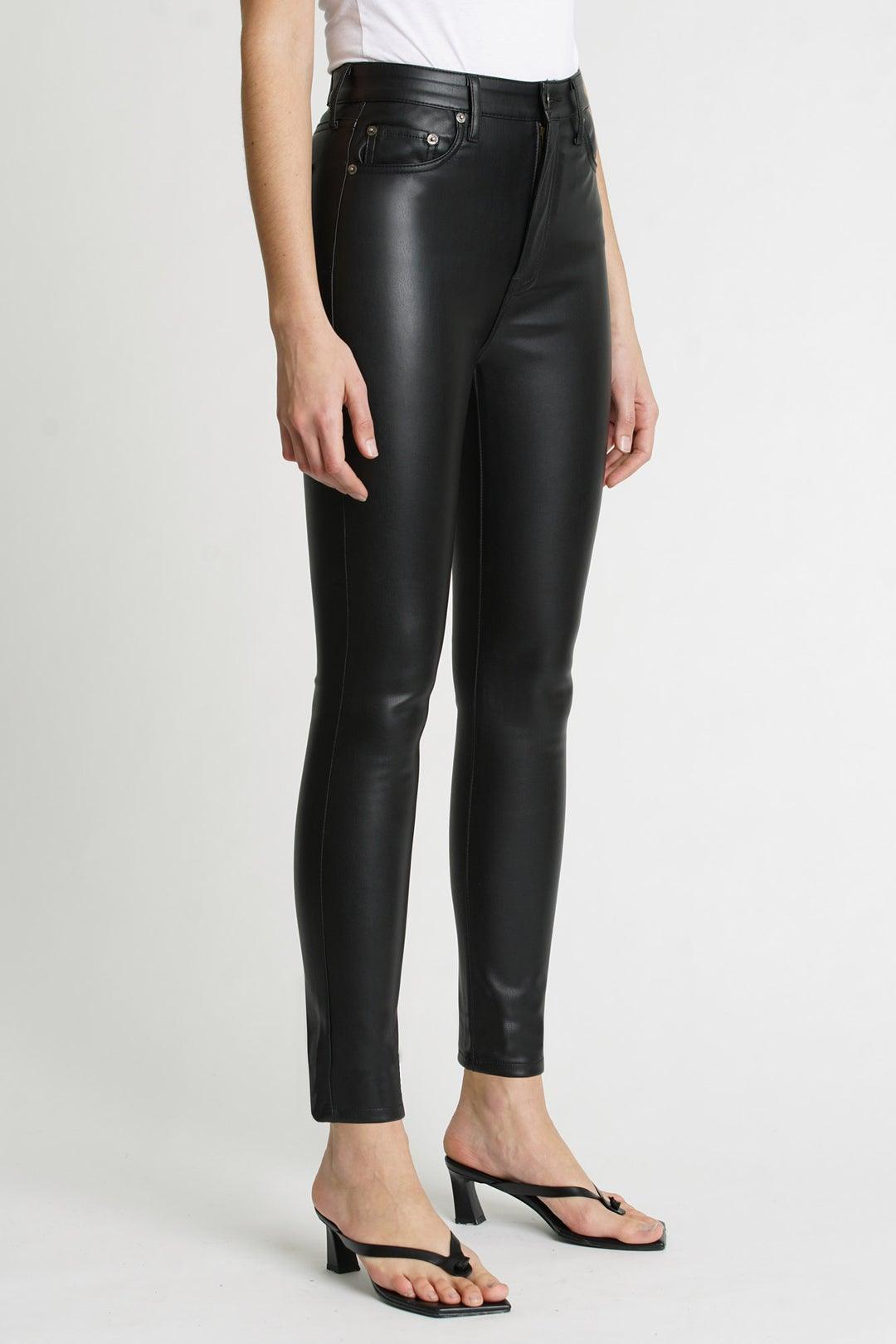 Real leather pants sale top