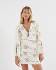 Renee Bell Sleeve Mini Dress by For Love & Lemons - FINAL SALE - SHOPLUNAB