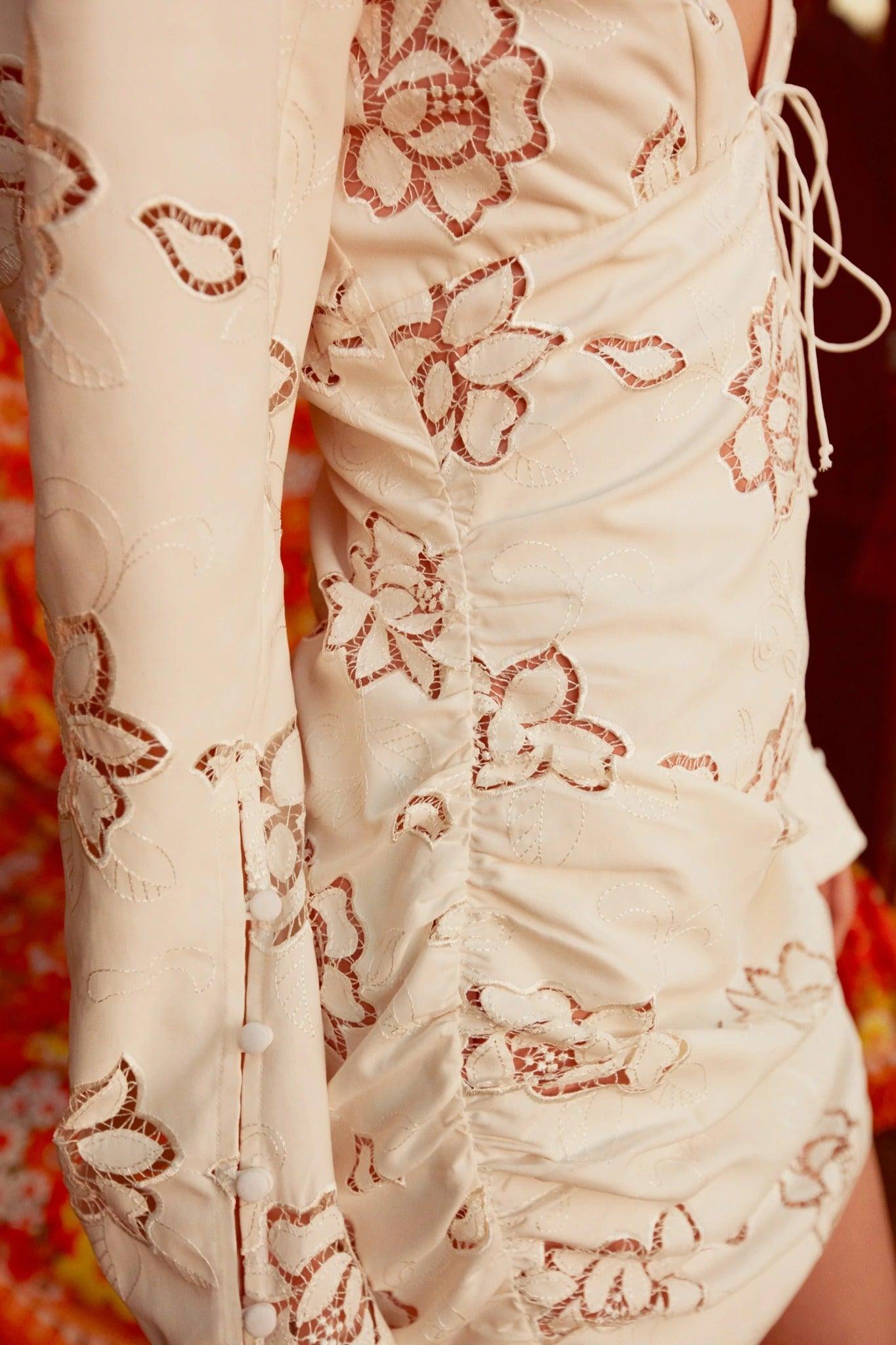 for love and lemons renee mini dress Renee Bell Sleeve Mini Dress by For Love & Lemons