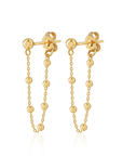 Bella Chain Stud Earrings by Viviana D'Ontañón - SHOPLUNAB
