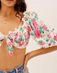 Imogen Crop Top by For Love & Lemons - FINAL SALE - SHOPLUNAB