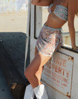 Monique Mini Skirt by For Love & Lemons - SHOPLUNAB