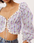 Dahlia Crop Top by For Love & Lemons - FINAL SALE - SHOPLUNAB