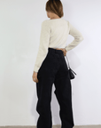 Girl Talk Crop Sweater - SHOPLUNAB