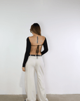 Open Minded Crop Top - SHOPLUNAB
