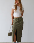 Manhattan Midi Skirt - SHOPLUNAB