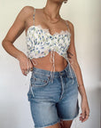 French Glamour Crop Top - FINAL SALE - SHOPLUNAB