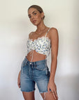 French Glamour Crop Top - FINAL SALE - SHOPLUNAB