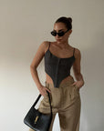 She's Suitable Bustier Top - SHOPLUNAB