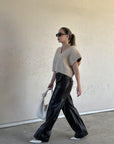 Mastermind Leather Cargo Pants - SHOPLUNAB