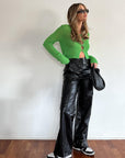 Mastermind Leather Cargo Pants - SHOPLUNAB