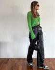 Mastermind Leather Cargo Pants - SHOPLUNAB