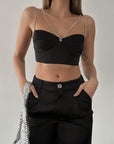 Party Mode Crop Top - SHOPLUNAB