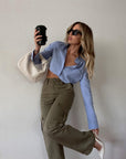 Like A Boss Crop Shirt - SHOPLUNAB