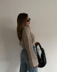 French Alps Crop Sweater - SHOPLUNAB