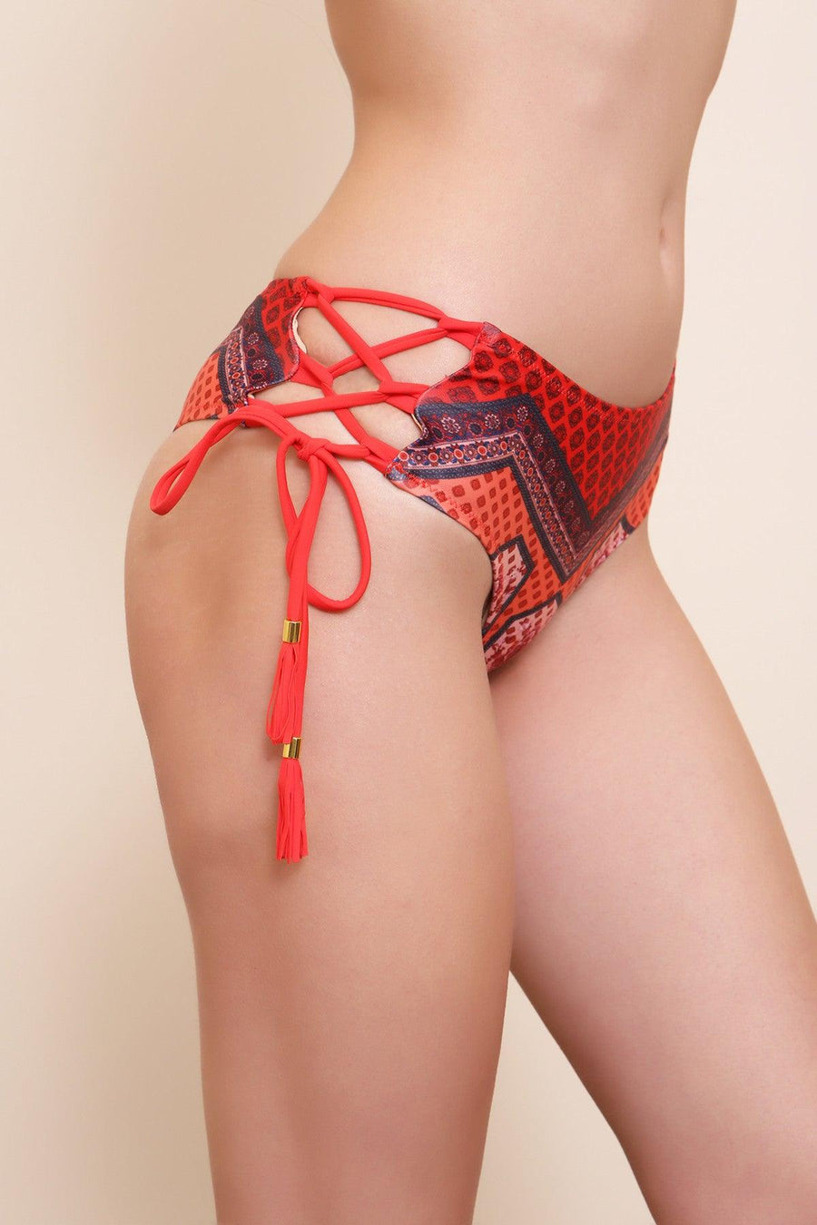 Rosewater Laced Side Bikini Bottom by Minkpink - FINAL SALE - SHOPLUNAB