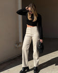 Vintage Film Crop Sweater - SHOPLUNAB