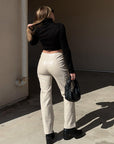 Quiet Riot Leather Cargo Pants - FINAL SALE - SHOPLUNAB