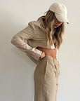 Like A Boss Crop Shirt - SHOPLUNAB