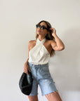 Twist My Words Crop Top - ONLINE EXCLUSIVE - SHOPLUNAB
