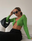 Late Night Thrills Crop Top - FINAL SALE - SHOPLUNAB