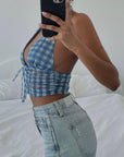 Paris Afternoon Crop Top - FINAL SALE - SHOPLUNAB