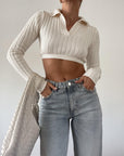 Our Spot Crop Sweater - SHOPLUNAB