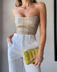 Feelin' Myself Leather Bustier - FINAL SALE - SHOPLUNAB