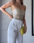 Feelin' Myself Leather Bustier - FINAL SALE - SHOPLUNAB