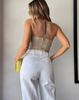 Feelin' Myself Leather Bustier - FINAL SALE - SHOPLUNAB