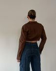 Offset Crop Shirt - SHOPLUNAB