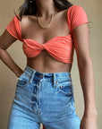 One Way Or Another Wrap Top - FINAL SALE - SHOPLUNAB