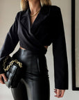 Newsflash Crop Blazer - FINAL SALE - SHOPLUNAB