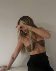 Satisfaction Leather Crop Top - FINAL SALE - SHOPLUNAB
