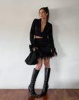 Paris Awaits Crop Shirt - SHOPLUNAB