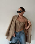 She's Suitable Bustier Top - SHOPLUNAB